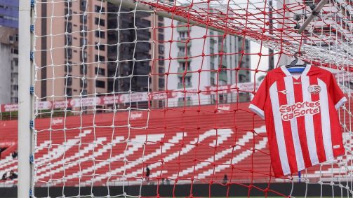 Camisa do Náutico no Estádio dos Aflitos