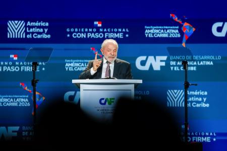 Presidente Lula durante participação do Fórum Econômico Internacional da América Latina, no Panamá