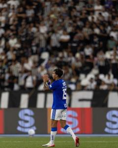 Kaio Jorge, do Cruzeiro, durante jogo contra o Botafogo