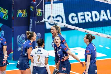 Minas venceu o praia por 3 sets a 0