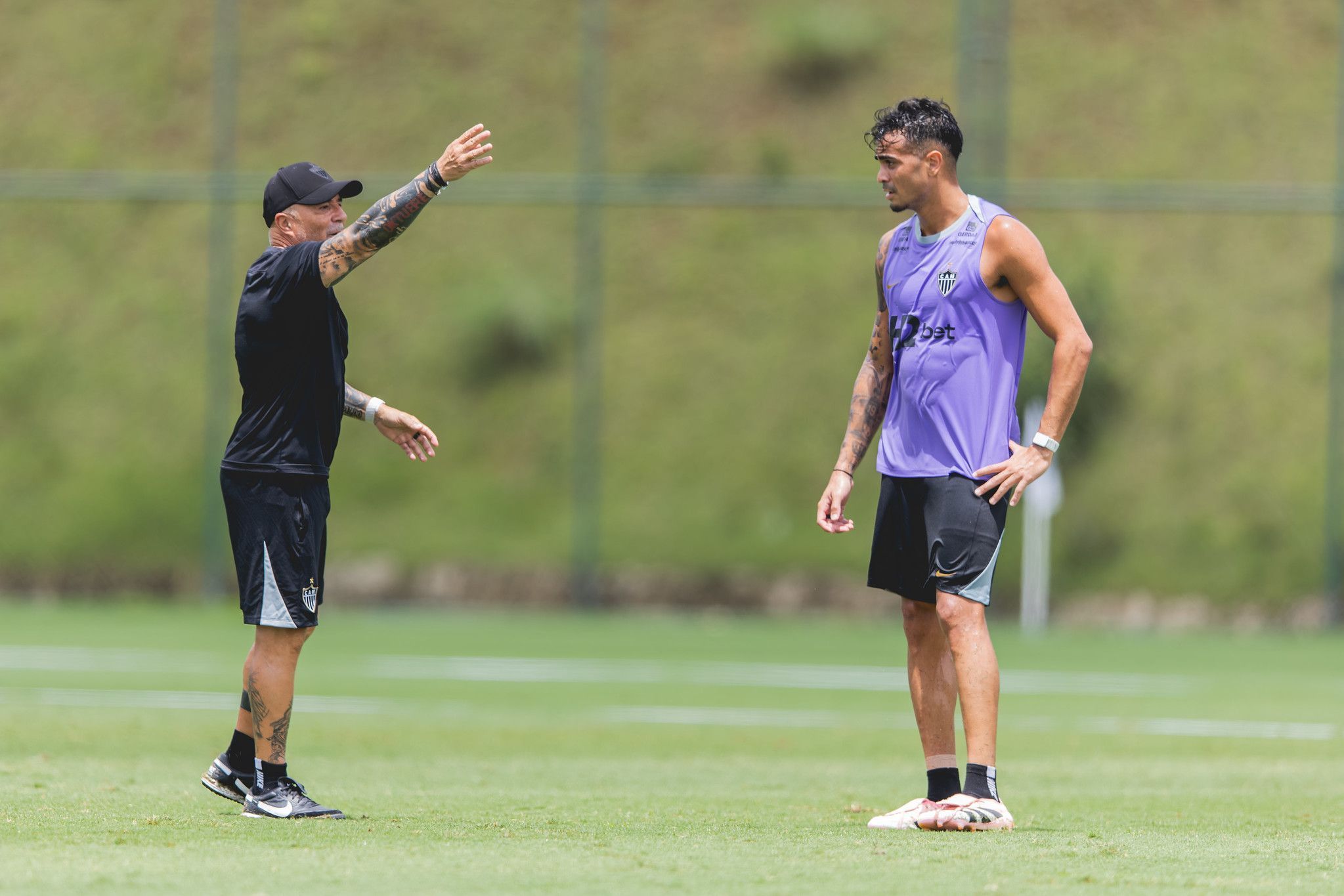 Escalação do Atlético: suspenso, Sampaoli usará força máxima contra Bragantino