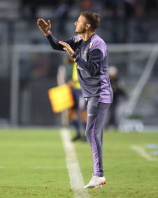 Martín Anselmi, técnico do Botafogo, em clássico contra o Vasco em São Januário