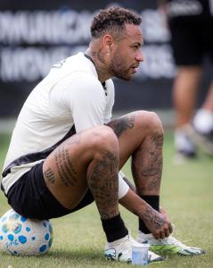 Neymar, meia-atacante do Santos