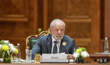 Presidente Lula durante discurso na Índia