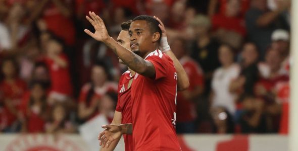 Alerrandro precisou de cinco jogos para fazer o seu primeiro gol pelo Inter