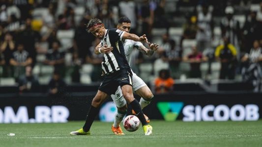 Lance da partida entre Atlético e América, na Arena MRV, em Belo Horizonte
