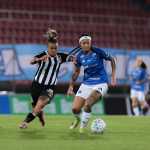Cruzeiro sai atrás, reage e busca empate com o Santos pelo Brasileiro Feminino