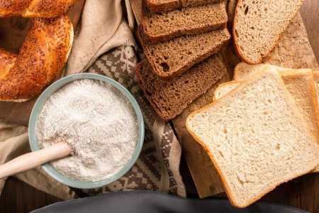 gluten paes farinha