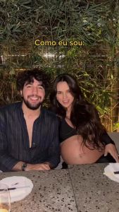 Rafa Kalimann e Nattan durante gestação de Zuza