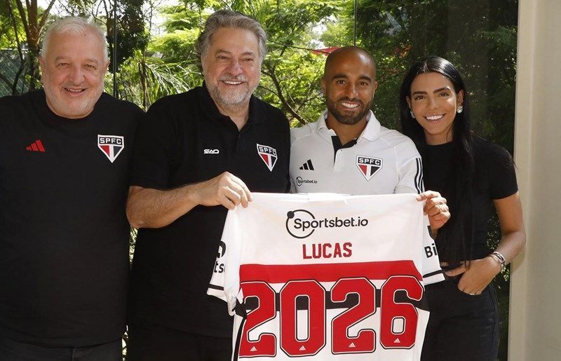 São Paulo anuncia renovação com Lucas Moura até 2026
