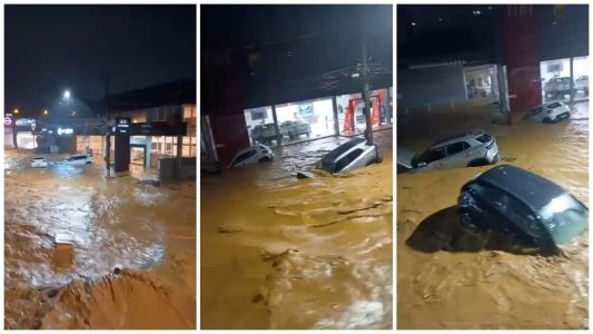 Chuvas intensas atingem Ubá e colocam cidade em alerta