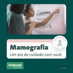Unimed-BH facilita realização de mamografia, com ação que estende campanha do Outubro Rosa até novembro