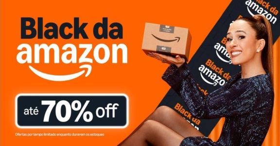 Amazon também lançou a campanha de Black Friday "Casos de Carrinho", estrelada pela apresentadora Tatá Werneck