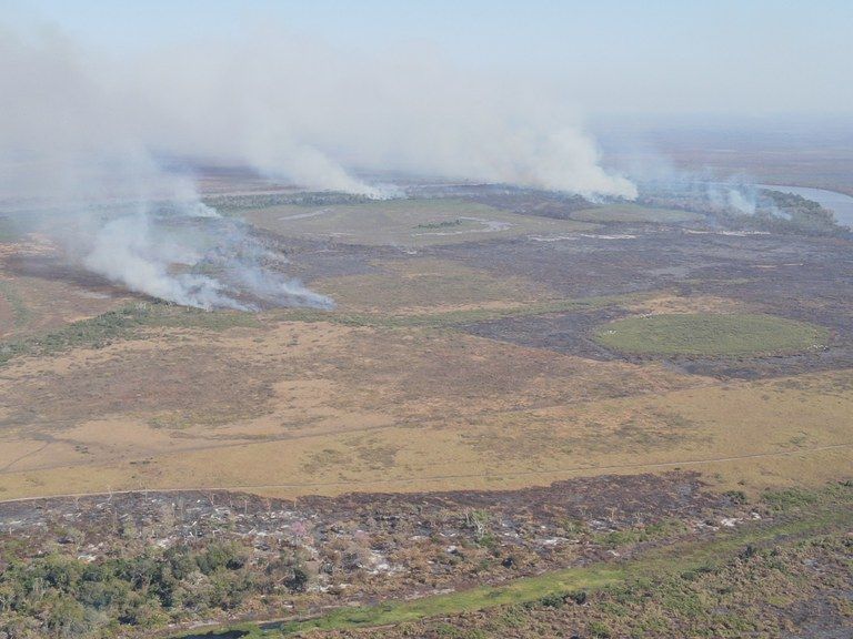 PF apura prejuízos de R$ 220 mi com incêndios criminosos no Pantanal