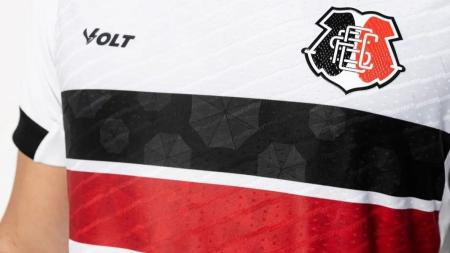 Camisa do Santa Cruz fabricada pela Volt Sport