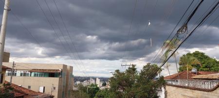 Céu nublado em Belo Horizonte
