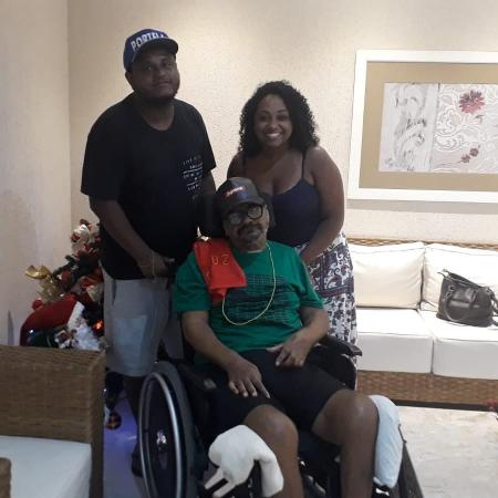 Arlindo Cruz e o filho Kauan