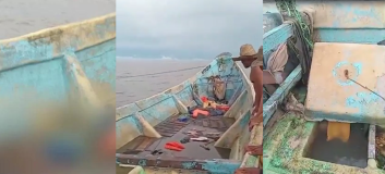 Barco à deriva com corpos no Pará