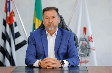 Augusto Melo, presidente do Corinthians