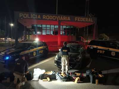 PRF apreendeu grande quantidade de drogas