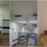 Vídeo: vazamento em teto de ambulatório provoca caos no Hospital João XXIII, em BH