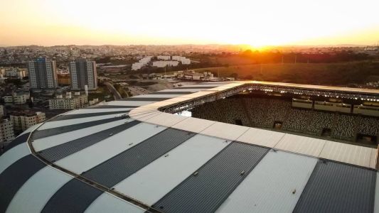 A Arena MRV tem capacidade total para 44.892 torcedores