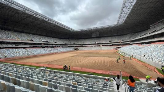 A Arena MRV terá capacidade para 46 mil pessoas