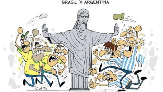 A briga entre brasileiros e argentinos no Rio