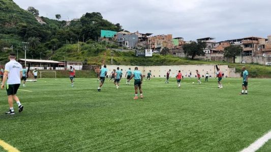 A Caldense treinou em Belo Horizonte na manhã desta sexta-feira (20)