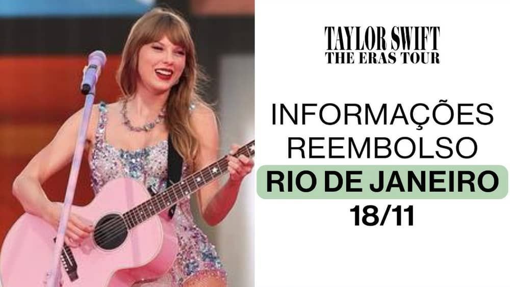 Taylor Swift: produtora oferece reembolso do ingresso após adiamento