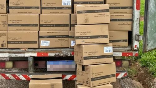 A carga foi roubada de um restaurante em Perdões