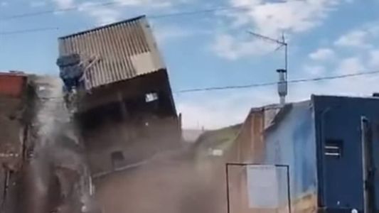A casa estava vazia no momento do acidente