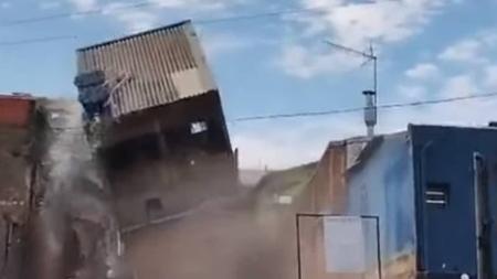 A casa estava vazia no momento do acidente