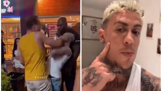 A causa da briga sera uma provocação se a namorada ia tirar uma foto com “um otário”, se referindo ao MC Daniel