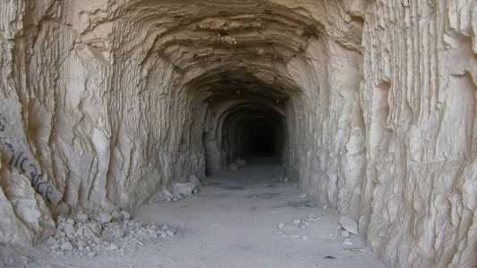 A caverna fica a 70 metros abaixo do solo