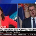 À CNN, presidente sérvio diz que “não tem controle” sobre manifestantes
