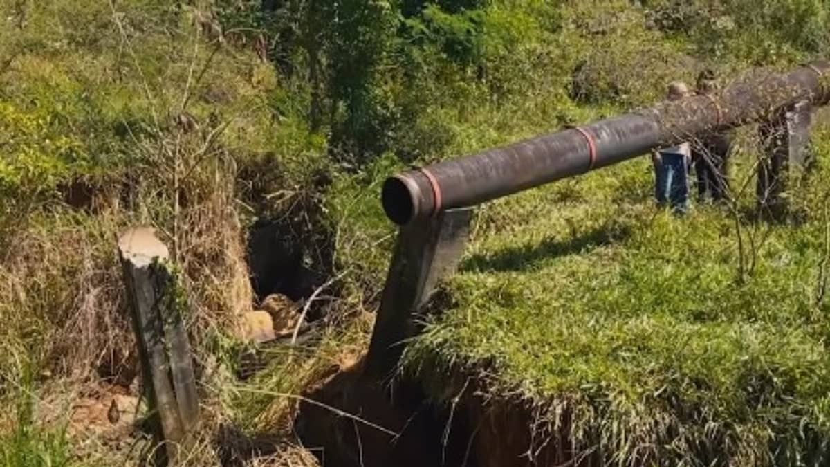 Muriaé tem 80% da cidade sem abastecimento de água neste sábado
