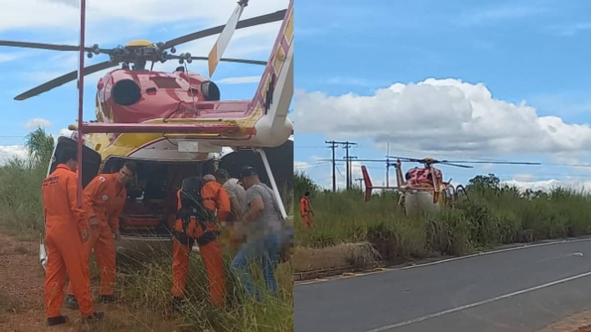 Batida deixa mulher grávida ferida na MG-10, na Grande BH 