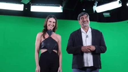 A dupla Glenda Kozlowski e Zeca Camargo irá subistituir Fausto Silva, em uma nova atração que irá ao ar no horário do programa Faustão na Band