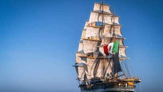 A embarcação está em uma turnê mundial e chegou no Brasil nesta sexta-feira (6)