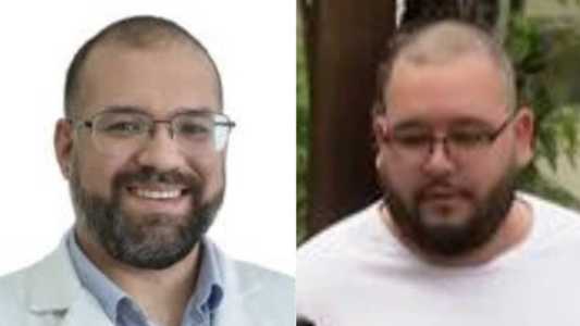 À esquerda o médico Perseu Ribeiro Almeida, morto nesta quinta-feira (5); à direita o miliciano Taillon de Alcântara Pereira Barbosa, que seria o verdadeiro alvo do ataque