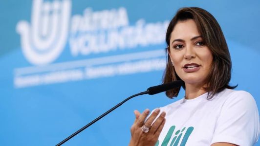 A ex-primeira-dama Michelle Bolsonaro