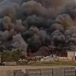 Vídeo: incêndio de grandes proporções atinge fábrica da Cacau Show no Espírito Santo