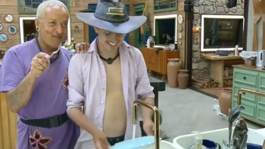 Dudu Camargo e Walério em A Fazenda 17