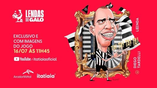 A história de Diego Tardelli, um dos ídolos do Atlético confirmados no Lendas do Galo