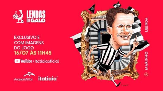 A história de Marinho, um dos ídolos do Atlético confirmados no Lendas do Galo