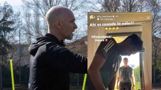 A imagem viralizou durante a semana após post do atacante Pity Martinéz