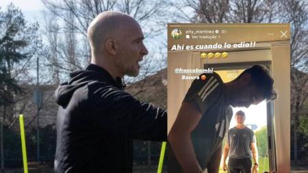 A imagem viralizou durante a semana após post do atacante Pity Martinéz
