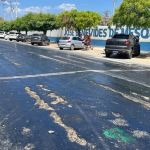 Onda de calor derrete asfalto no interior do Ceará