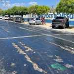Onda de calor derrete asfalto no interior do Ceará